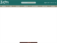 Tablet Screenshot of eastonshoes.com